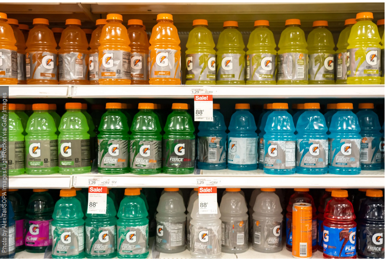 Why is Gatorade banned in other countries? Sports drink must come with